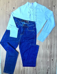 Calça Jeans Mom na internet