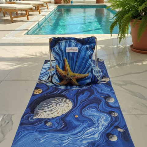 Toallón playero con Mochila