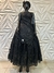 Conjunto Feminino Preto em Renda de Luxo