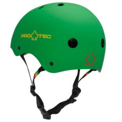 CASCO PRO-TEC THE CLASSIC MATTE RASTA GREEN en internet