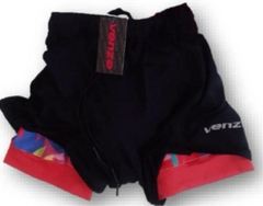 SHORT CON CALZA Y BOLSILLO VENZO VZ020-53-01 PASTEL / VZ020-53-02 FUERTE