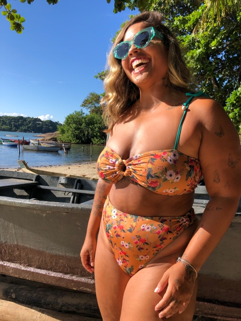 Biquíni Hot Pants Florido