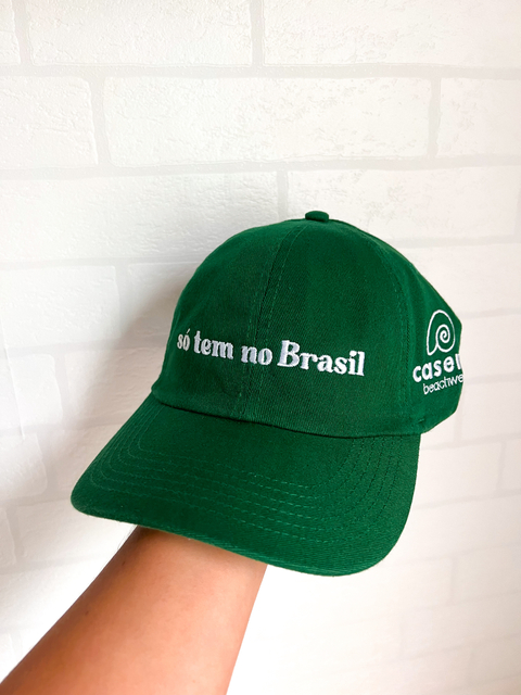 Boné casera só tem no Brasil VERDE