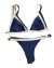 Biquíni Bruna azul e branco - comprar online