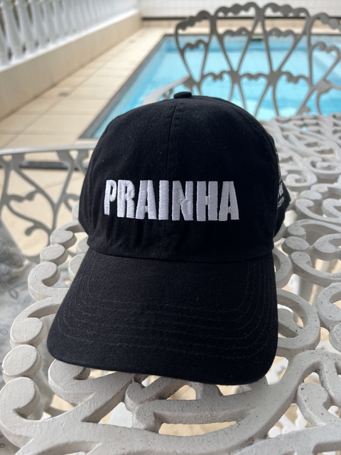 Boné casera PRAINHA PRETO E BRANCO