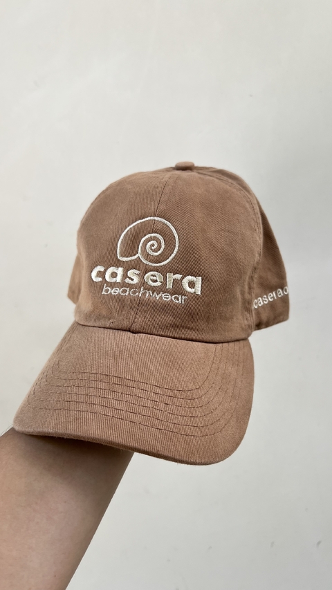 Boné Casera Bege e marfim