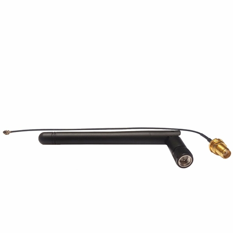 Antena Para Módulo ESP8266 GSM GPRS + Cabo Pigtail U.FL Com Conector SMA