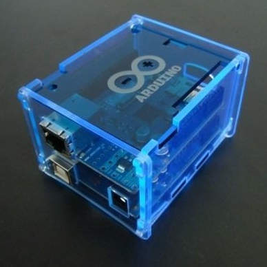 Case Para Arduino cabe Uno R3 com Shield Ethernet EP2161 Conectado