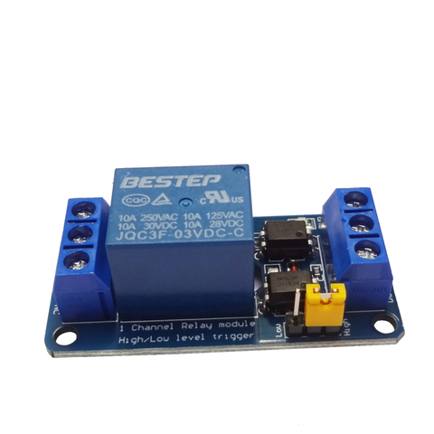 Módulo Rele 3V 10A 1 Canal Com Borne KRE Para ESP32