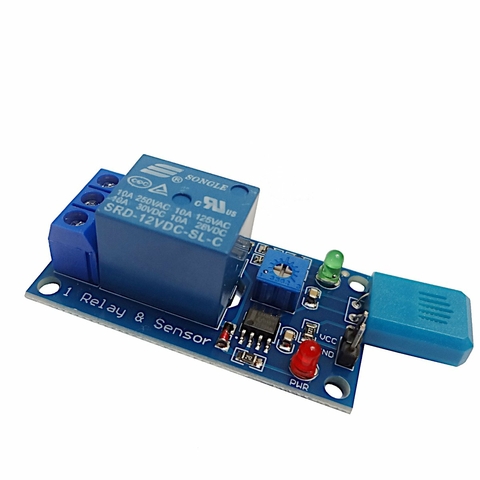 Módulo Sensor De Umidade Do Ar Com Acionamento a Relê 12V