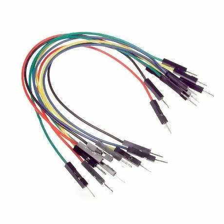 Pacote Com 10 Cabos Jumper Macho X Macho Para Arduino