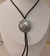 Colar Boho Courinho Preto Mandala