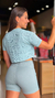 T-Shirt Cropped Mesh Alto Giro - comprar online