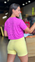T-Shirt Cropped Mesh Alto Giro - comprar online