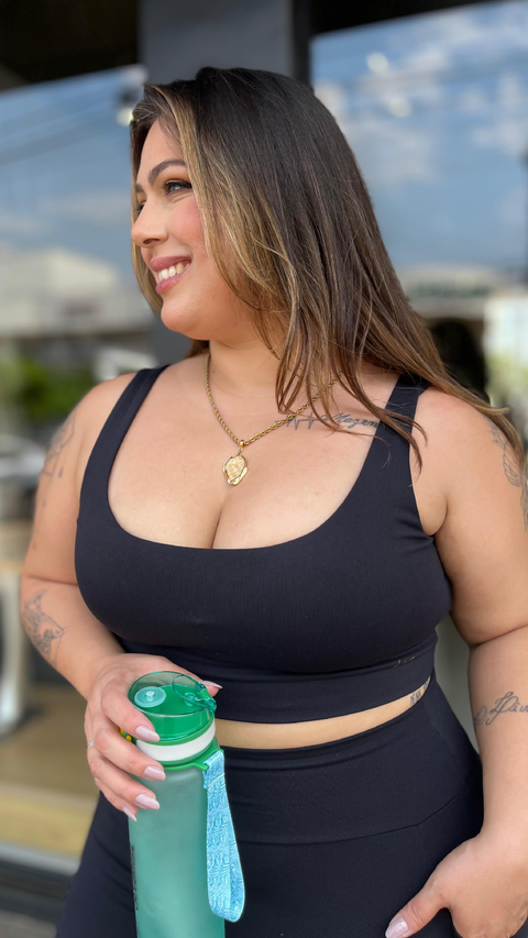 Top Fit Dec Red Alcas Preto - comprar online