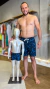 Shorts Infantil Folhagem Preto - comprar online