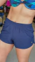 Shorts Curto Liso Marinho
