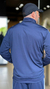 Conjunto Agasalho Essential 3 Stripes Marinho na internet