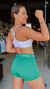 Shorts Nike Pro 3" Verde Bandeira na internet