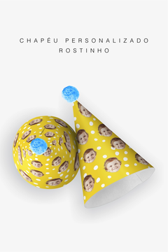 Chapéu de festa personalizado com foto - comprar online