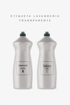 Imagem do Etiquetas lavanderia Monte seu kit - transparentes