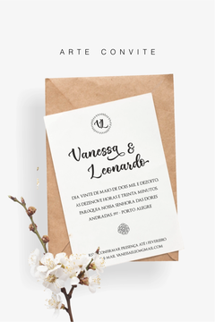 Arte para convite de casamento - Copy+Arts - Papelaria Personalizada, Etiquetas Escolares e Produtos Exclusivos para Festas