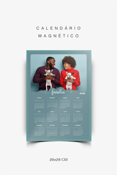 Calendário com imã - loja online