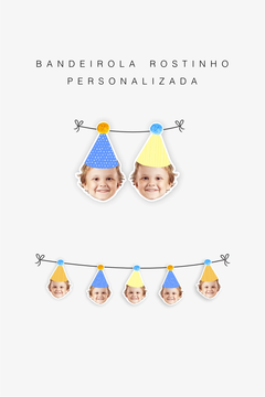 Bandeirola Personalizada Rostinho