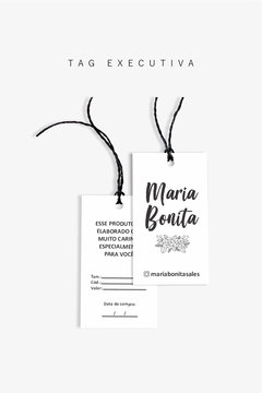 Tag Executiva Personalizada com Relevo Touch - loja online