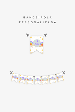 Bandeirola Personalizada - Copy+Arts - Papelaria Personalizada, Etiquetas Escolares e Produtos Exclusivos para Festas