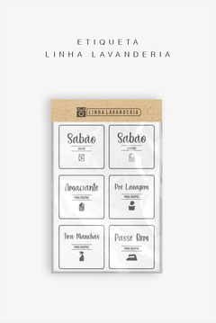 Etiquetas Adesivas Transparentes para Lavanderia – Kit com 6 unidades na internet