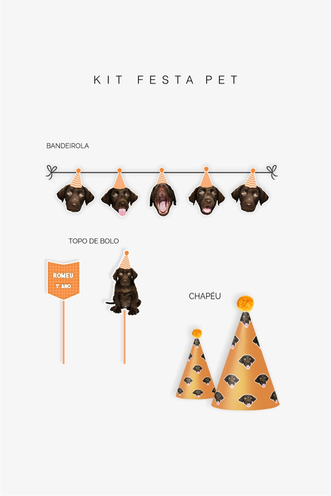 Festa Pet Kit Personalizado - comprar online