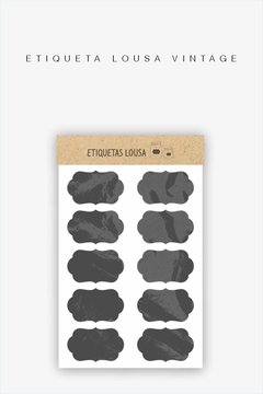 Etiquetas Lousa Adesivas – Cartela com 10 Unidades | 6,5 x 4 cm - loja online