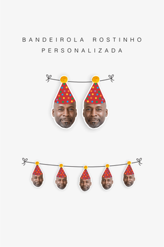Bandeirola Personalizada Rostinho - loja online