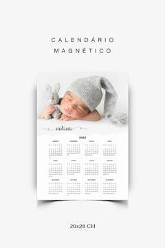 Calendário com imã na internet
