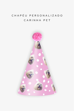 Chapéu de festa personalizado com foto PET - Copy+Arts - Papelaria Personalizada, Etiquetas Escolares e Produtos Exclusivos para Festas