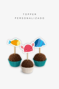 Topper Personalizado para docinhos na internet