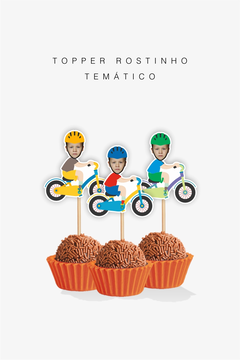Topper rostinho temático na internet