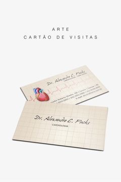 Arte para cartão de visita - loja online