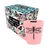 Caneca Drop Rosa Libélula/Borboleta + frases inspiradora