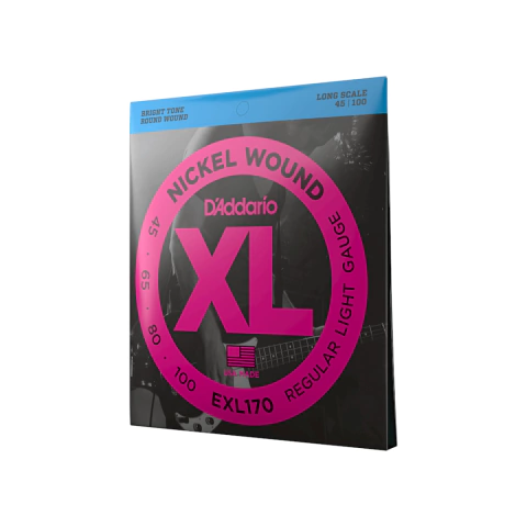 Encordoamento D'Addario XL Nickel Wound Baixo 45-100