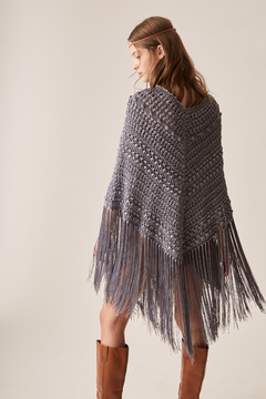 Crochet Long Triangle Poncho - buy online