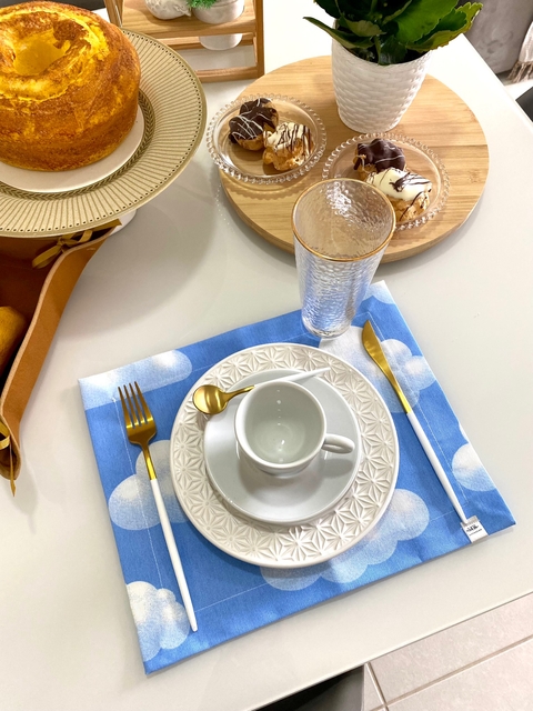 Americano infantil 34x27cm - Nuvem