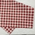 Trilho de mesa xadrez vermelho 46x135cm (semi impermeável) - comprar online