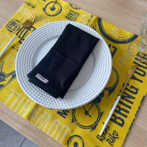 Lugar americano - Bike amarela