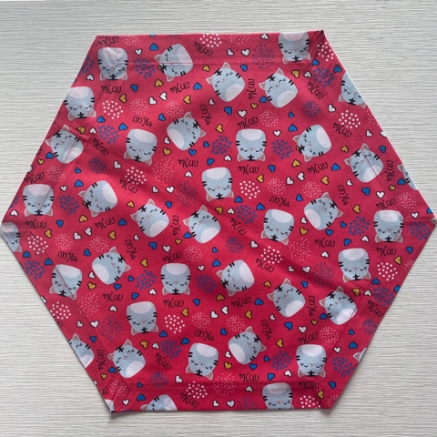 Coleção geométrica - lugar americano gato pink