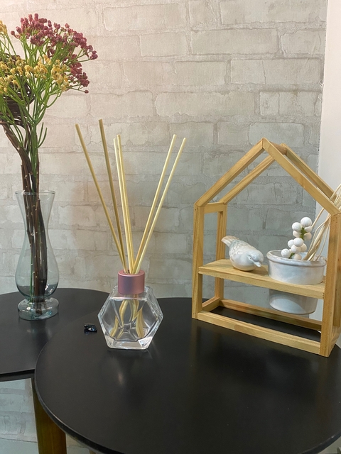 Vidro para difusor 100 ml triangulos rosê