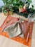 kit com 6 lugares americanos dupla face natal laranja