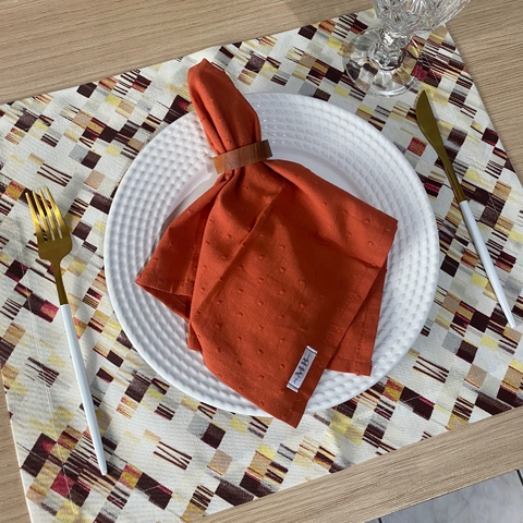 Lugar americano - Quadradinhos (impermeável)