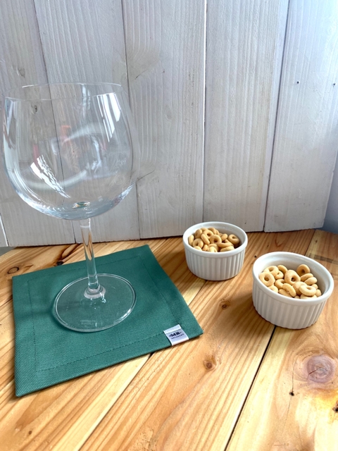 Guardanapo de coquetel - verde claro